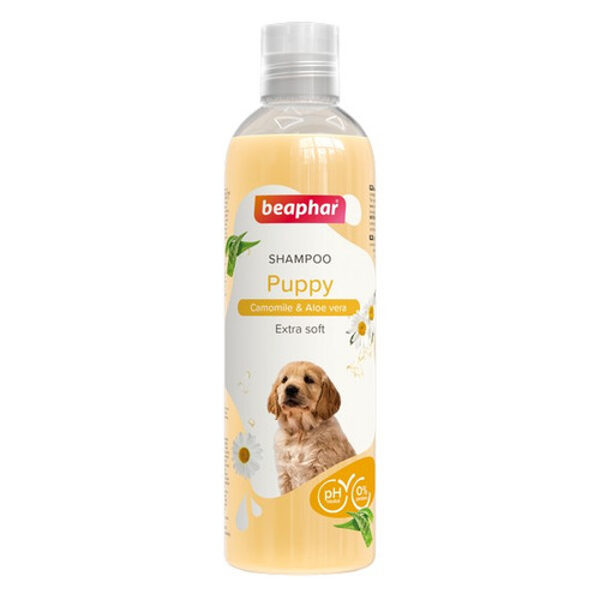 Šampūns kucēniem - Beaphar Puppy Shampoo with Camomile and Aloe Vera 250ml, 250ml