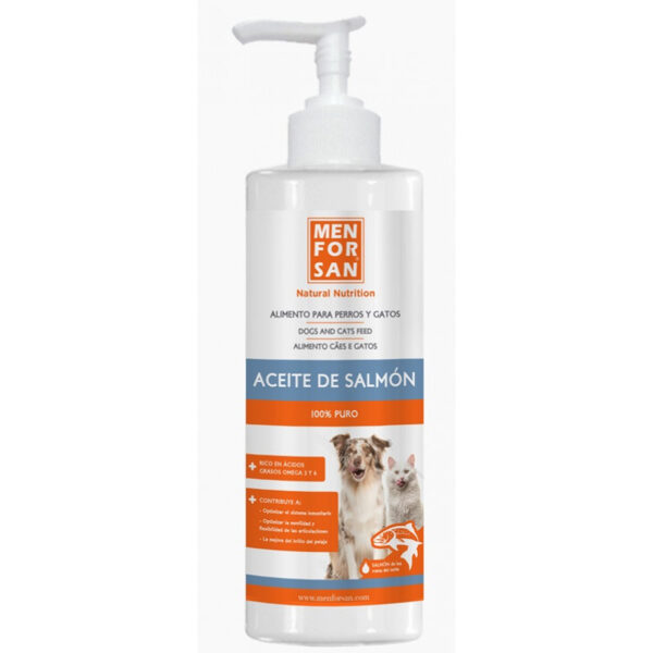 Men For San Salmon Oil, 500ml - lašu eļļa suņiem un kaķiem