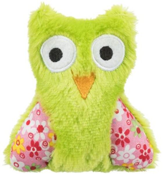 Trixie Owl, plush, catnip, 11 cm
