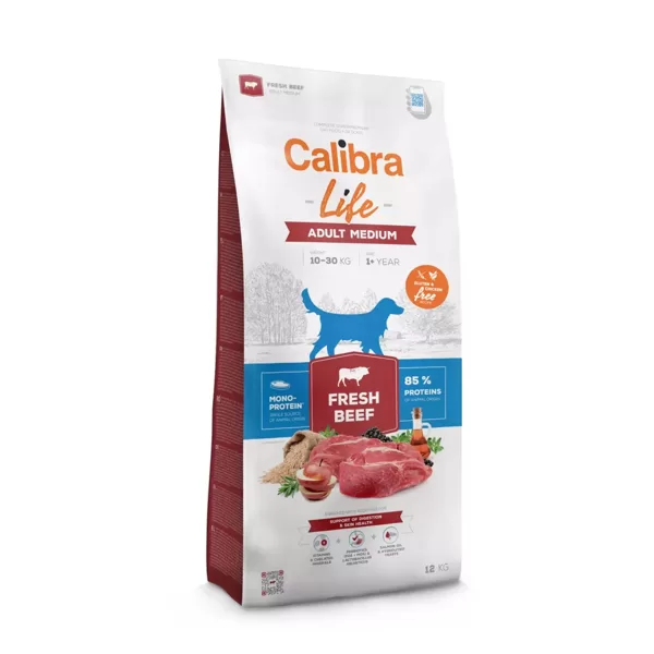CALIBRA FRESH DOG ADULT MEDIUM BEEF 12KG