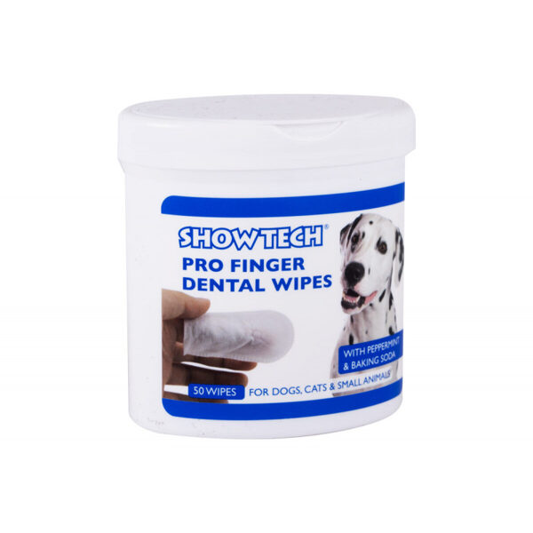 Show Tech Pro Finger Dental Wipes, 50gb - cалфетки-наперстки для чистки зубов