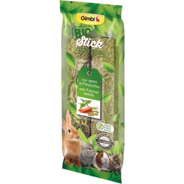 Papildbarība grauzējiem – Gimbi big stick with fennel seed 2*70g