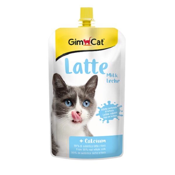 Gimcat  Milk with TGOS, 200 ml -  молоко с кальцием для котят и кошек 200ml