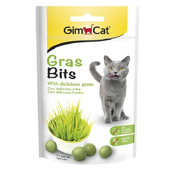 Gimcat Gras Bits. 50g - Лакомство для кошек
