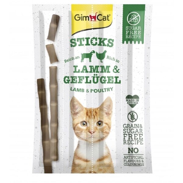  GIM Cat Sticks Lamb/Poultry 4gab. 20g 