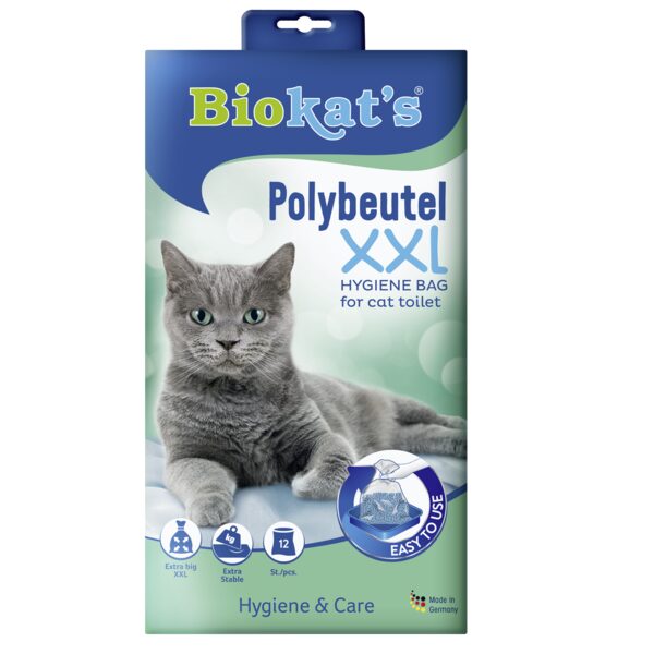 Eco maisiņi kaķu tualetei - Gimborn Biocat's Eco Bags XXL for Cats 12gab