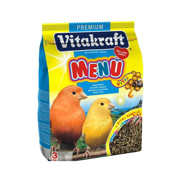 Barība kanārijputniņiem Vitakraft Menu Vital 500g