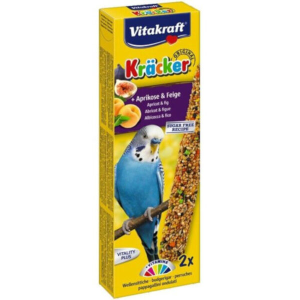  Vitakraft nūjiņas 60g/2gab ar augļu garšu - gardums viļņpapagaiļiem