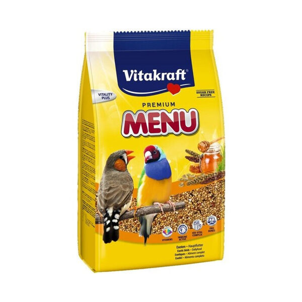 Barība amadīniem Vitakraft Premium Menu 500g