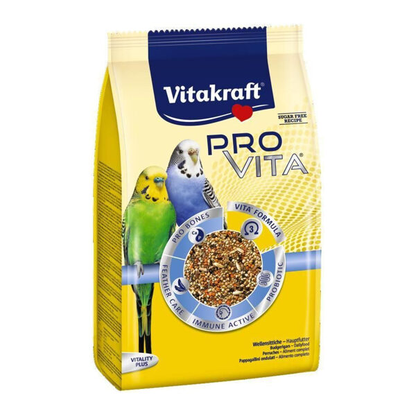 Barība mazajiem papagaiļiem Vitakraft Pro Vita 800g