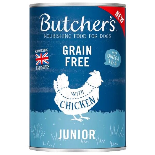 Butchers DOG Original Junior with chicken chunks in Jelly 400g