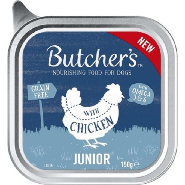 Butchers DOG Original Junior with chicken pate 150g