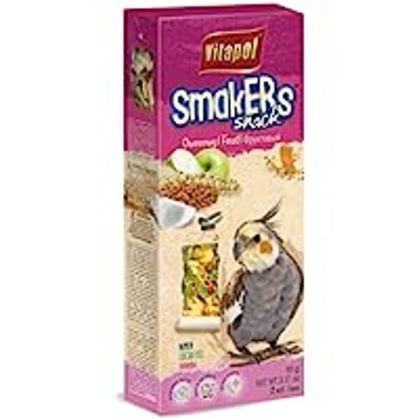 VITAPOL Fruit Smakers for cockatiel, 2pcs 90g - nūjiņas ar augļiem vidējiem papagaiļiem