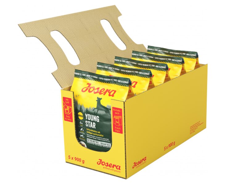 Josera Young Star 900 g - Беззерновой Super Premium сухой корм  для щенков с 8 недель и щенков с чувствительной пищеварительной системой