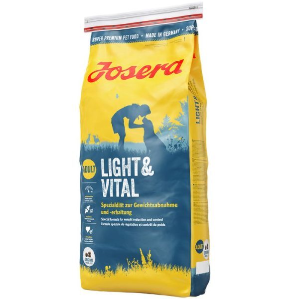 Josera Super Premium Light & Vital 15 kg - sausā barība suņiem svara samazināšanai un regulēšanai