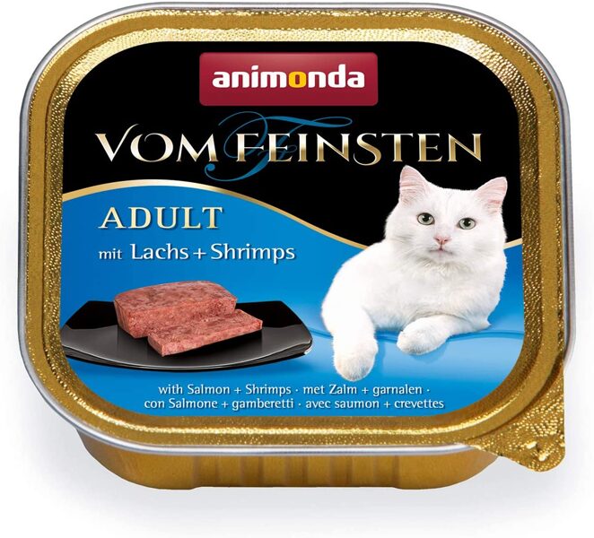 Animonda Vom Feinsten Salmon & Shrimps 100g - консервы для кошек (лосось, креветки)