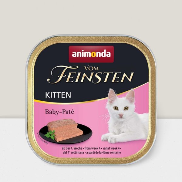Animonda Vom Feinsten Kitten Baby Pate, 100 g - mitrā barība kaķēniem vecumā no 1 līdz 4 mēnešiem