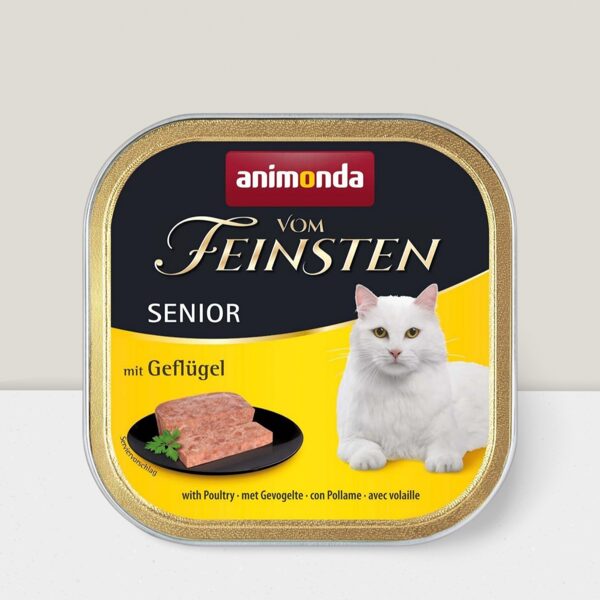  Animonda Vom Feinsten Senior Poultry, 100 g - konservi kaķiem senioriem ar mājputnu gaļu