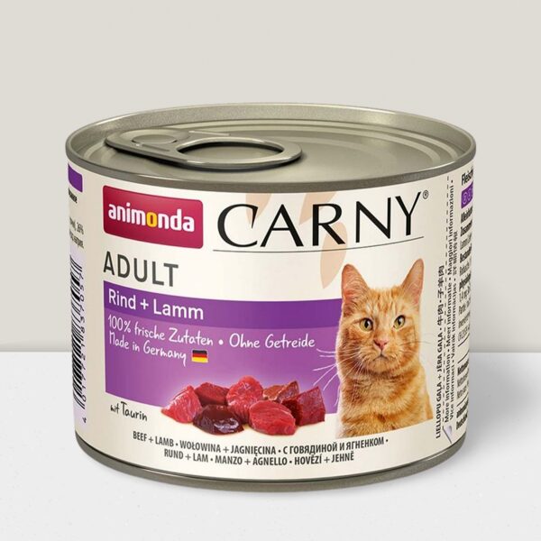  Carny Adult Beef and Lamb, 200 g - Konservi kaķiem ar liellopu un jēru