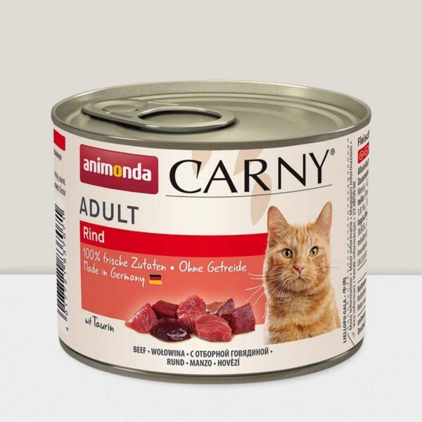 Animonda Carny Adult ar liellopu, 200g-konservi kaķiem  