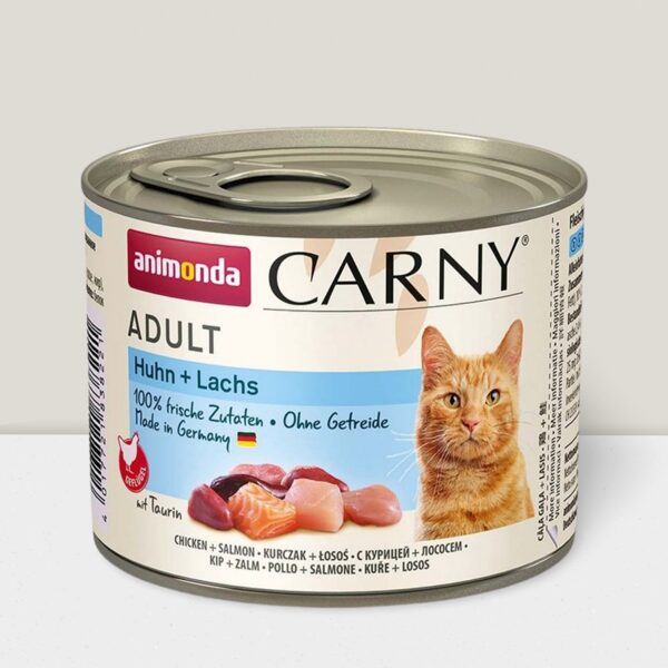 Animonda Carny Adult Chicken and Salmon 200g - konservi kaķiem (Cālis, lasis) 