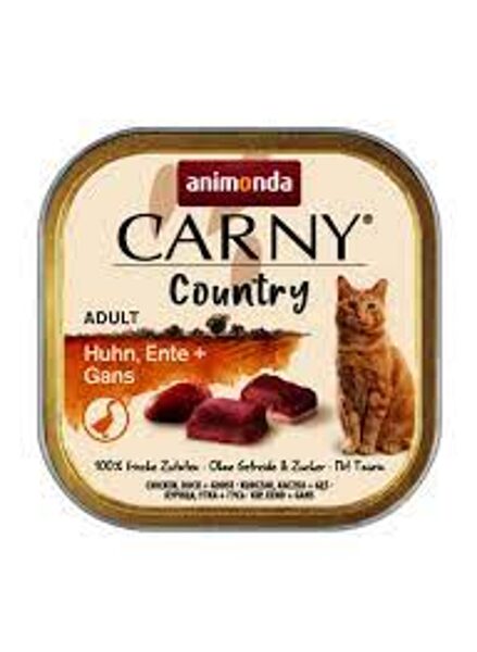 ANIMONDA CARNY COUNTRY 100 g (vista, pīle, zoss)