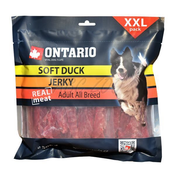 Ontario Soft Duck Jerky, 500 g - Gardums suņiem
