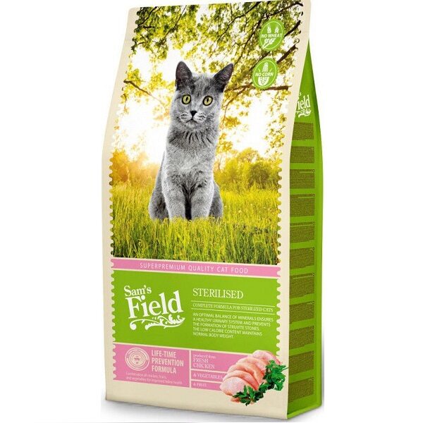 Sam´s Field for Sterilised Cats 7,5kg.