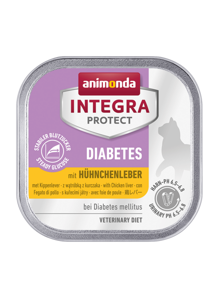 ANIMONDA INTEGRA PROTECT DIABĒTA,  100G, VISTU AKNAS - BARĪBA KAĶIEM AR CUKURA DIABĒTU