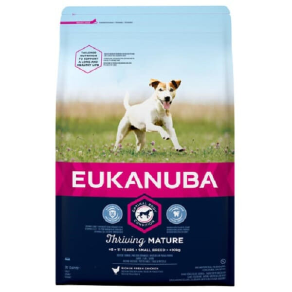  Eukanuba Mature and Senior, Small, Chicken, 2 kg