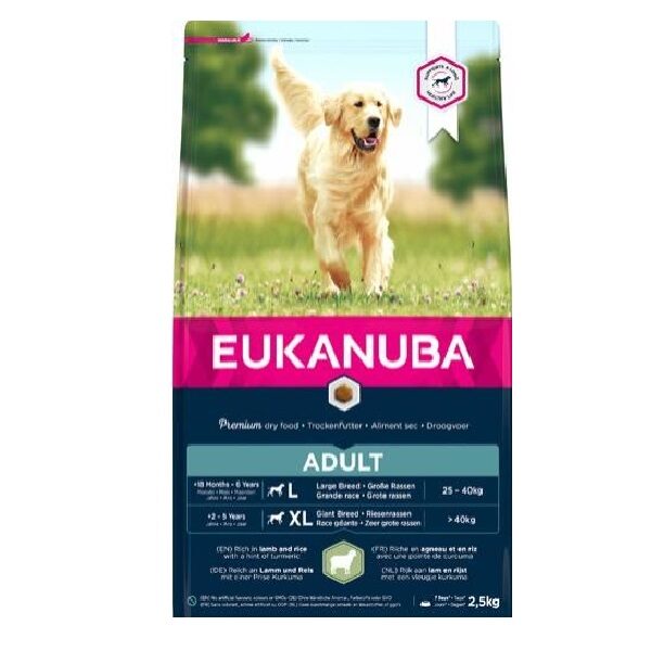  Eukanuba Adult Large Breed Lamb&Rice 2.5kg