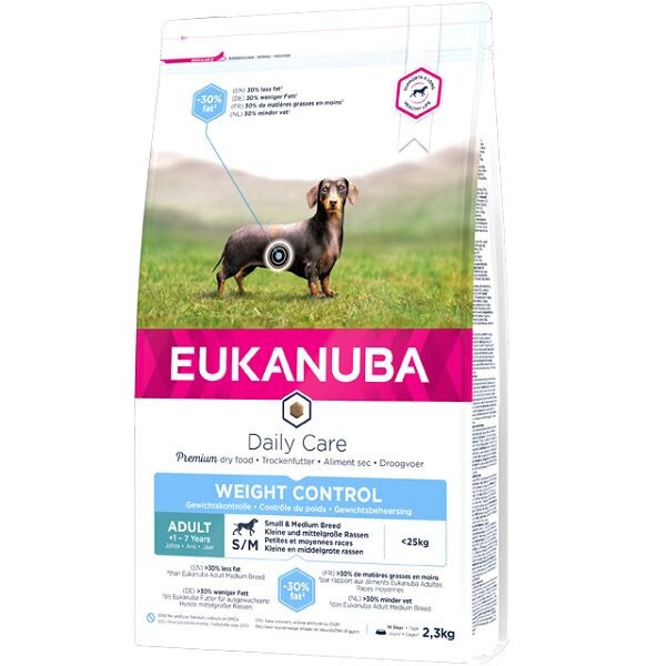 Eukanuba Adult Medium Light Chicken - vidējo šķirņu suņiem ar tendenci uz lieko svaru. 15kg