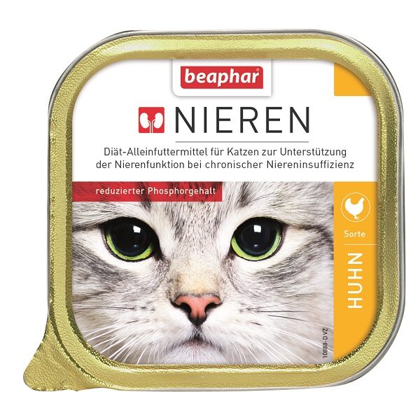 Pilnvērtīga diētiska kaķu barība (pastēte) - Beaphar Nierdieet Ente 100G.