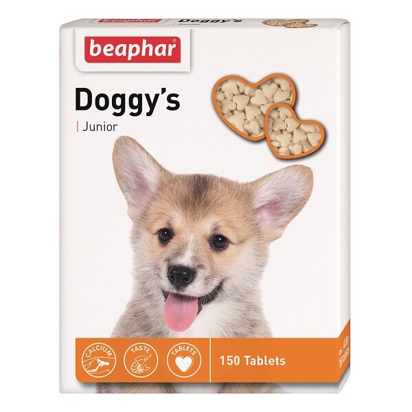 Gardums suņiem - Beaphar Doggy's Junior 150 tab.