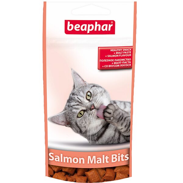 Beaphar Malt-Bits Salmon, 35 g - Gardums kaķiem