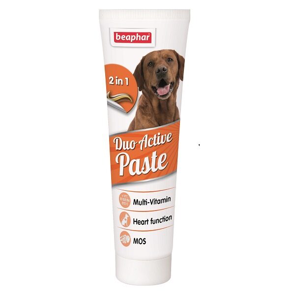Vitamīnizēta papildbarība suņiem - Beaphar Duo-Active Paste for dogs, 100g