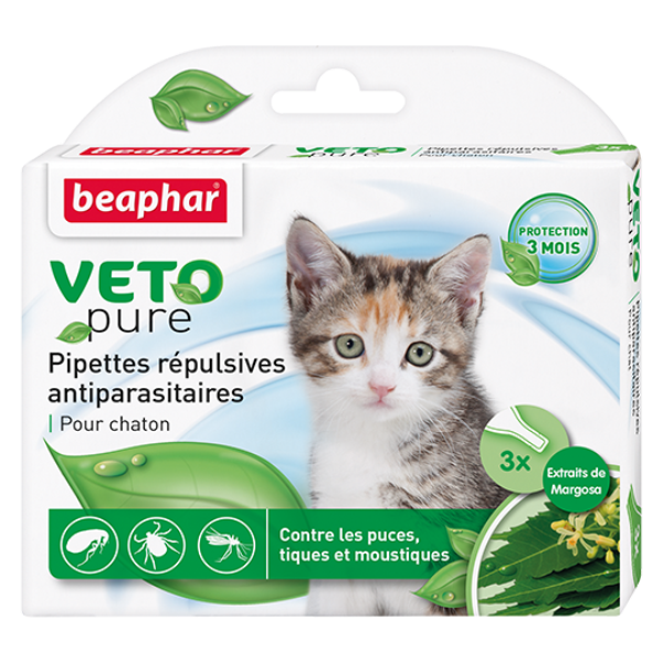 Beaphar Spot on Veto pure, 3 gb - антипаразитные капли для котят