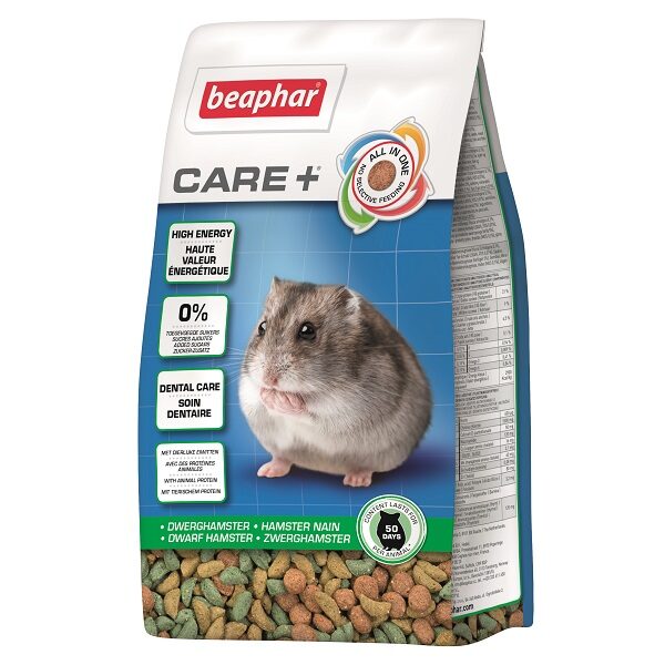 Barī­ba pundurkāmjiem - Beaphar Care+ Dwarf Hamster, 250 g