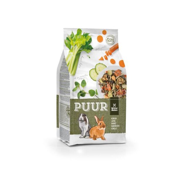  Pilnvērtīga premium klases sausā barība trušiem - Witte Molen Puur RABBIT 600g