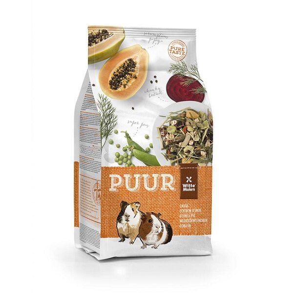 Pilnvērtīga premium klases sausā barība jūras cūciņām - Witte Molen Puur GUINEA PIG 2.5kg