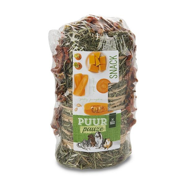 Witte Molen Puur HAY ROLL CARROT & PUMPKIN 200g - дополнительный корм для грызунов и мелких животных
