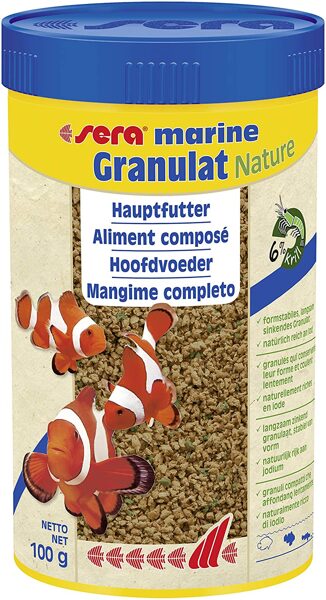 Sera Marin Granulat 100ml, 45g - корм для морских рыб – гранулы