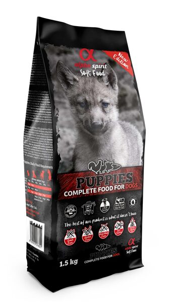 Alpha Spirit Puppies THE ONLY ONE 12kg - сухой корм для щенков всех пород (беременных и кормящих сук, щенков и молодых собак)