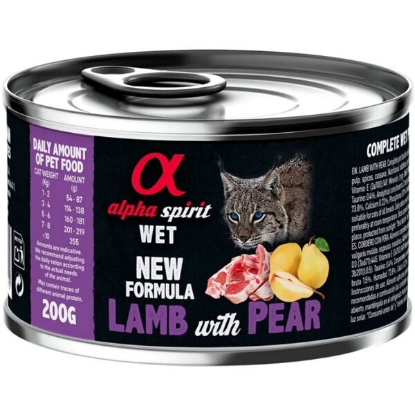 Alpha Spirit Lamb with Pear  6*200g