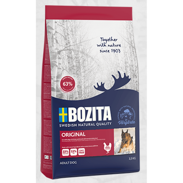 Bozita Dog Original, 3.5kg - сухой корм с курицей для взрослых собак