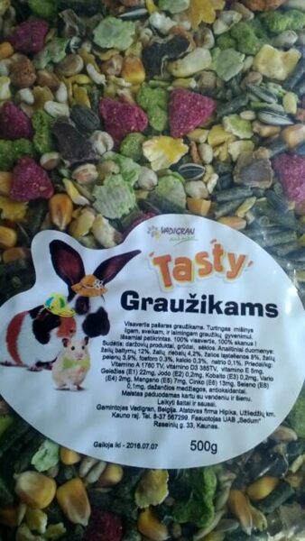  VADIGRAN TASTY 500 g - barība grauzējiem