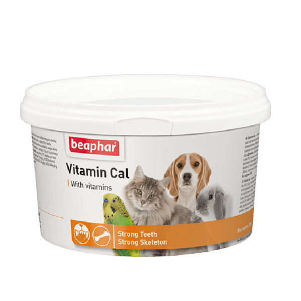 Beaphar Vitamin Cal  250g - витаминная добавка для собак, кошек, грызунов и декоративных птиц 