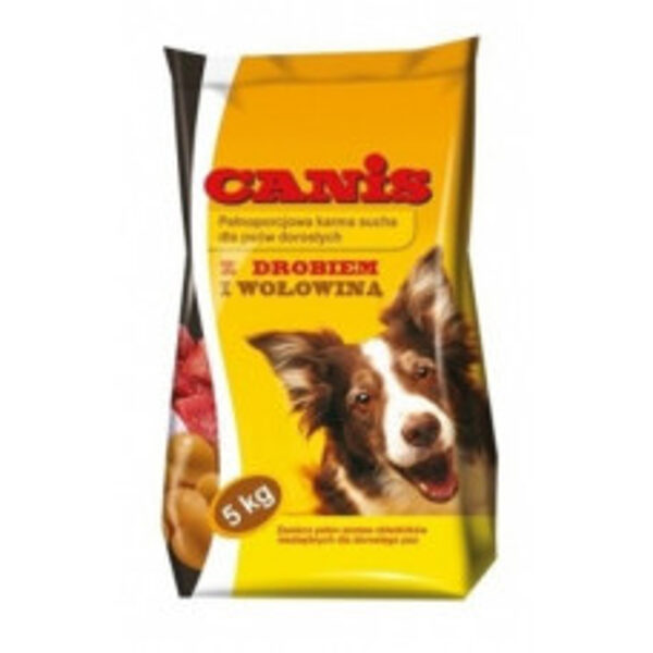 Canis Chicken and Beef, 5kg - сухой корм с домашней птицей и говядиной для собак