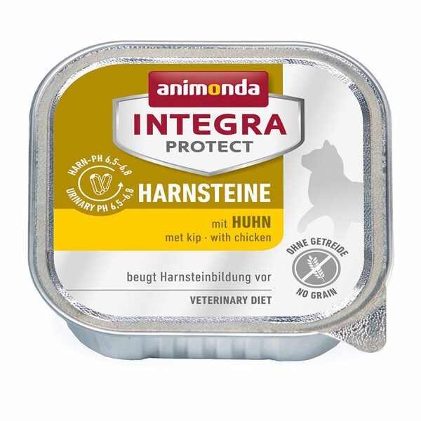 ANIMONDA INTEGRA PROTECT HARNSTEINE, CHICKEN, 100g -  samazina urīnceļu akmeņu veidošanos (ar vistu)