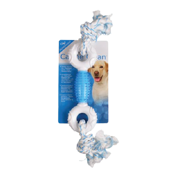 Flamingo DT Denta Toy Nylon Dumbell TPR & Rope 